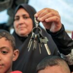 All that’s left is a key: Palestinians fleeing Israel’s bombs dream of home