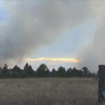 Hundreds of homes evacuated due to wildfire in Teller County that burned nearly 100 acres