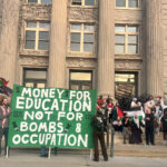 Pro-Palestinian protesters in US rename historic university hall