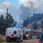 Wildfire prompts evacuations in Teller County in southern Colorado