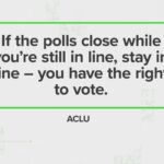 Can I still vote after 7 p.m. on Election Day?