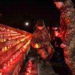 Candles in Kyiv for 1,000 days of Ukraine war