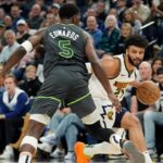 Jamal Murray in concussion protocol after collision