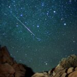 The Leonid meteor shower peaks as the supermoon wanes