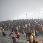 Thousands of Hindus bathe in sacred waters at India’s Kumbh Mela festival