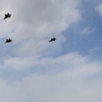 Israeli fighter jets fly over Nasrallah funeral