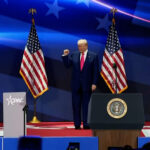 Video: Trump lauds first month back in power before adoring crowd at CPAC